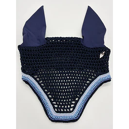 Navy Bonnet Blue Sparkles and Navy Pearls