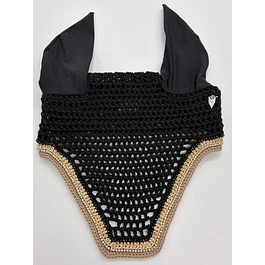 Black With Gold Sparkles