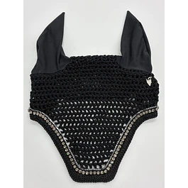 Black Gunmetal Stars And Chunky Rhinestones