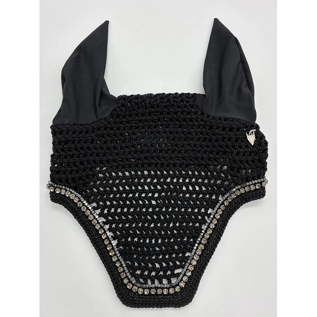 Black Gunmetal Stars And Chunky Rhinestones