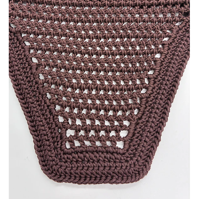 Chocolate Square Bonnet