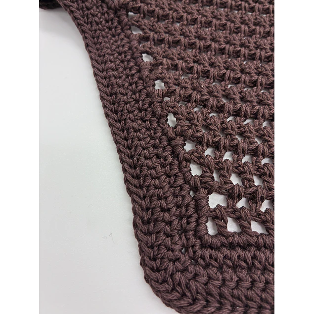 Chocolate Square Bonnet