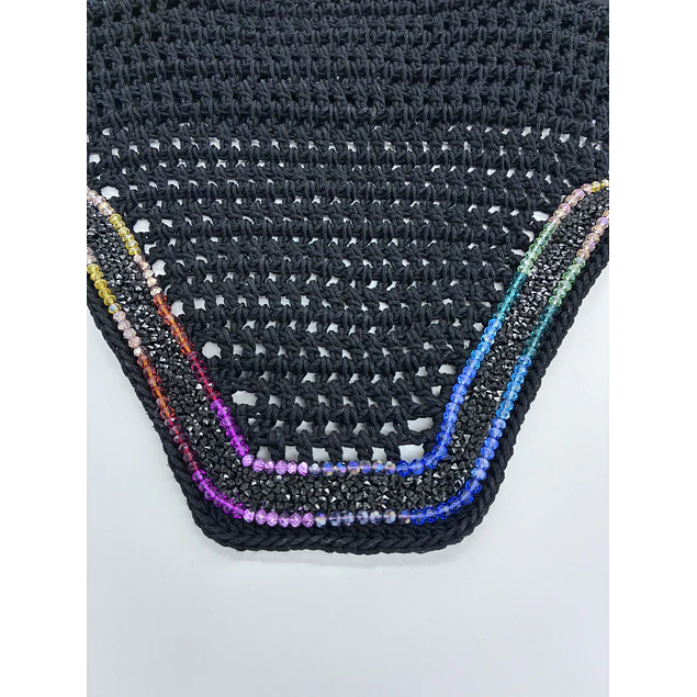 Rainbow Ombré Crystal Bonnet