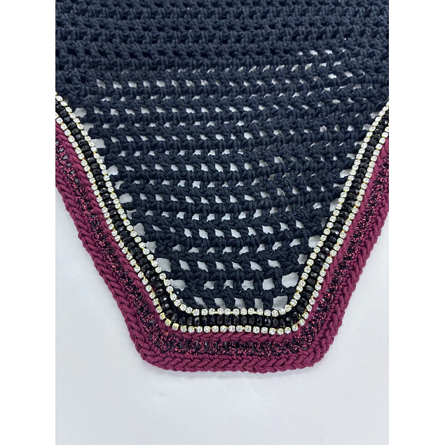 Soundproof Burgundy and Gold Sparkles