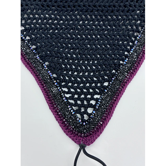 Soundproof Tie Down Burgundy Crystals