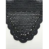 Black Scallops with Black and AB Crystals