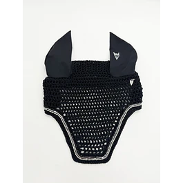 Black Star Rhinestone Logo Bonnet