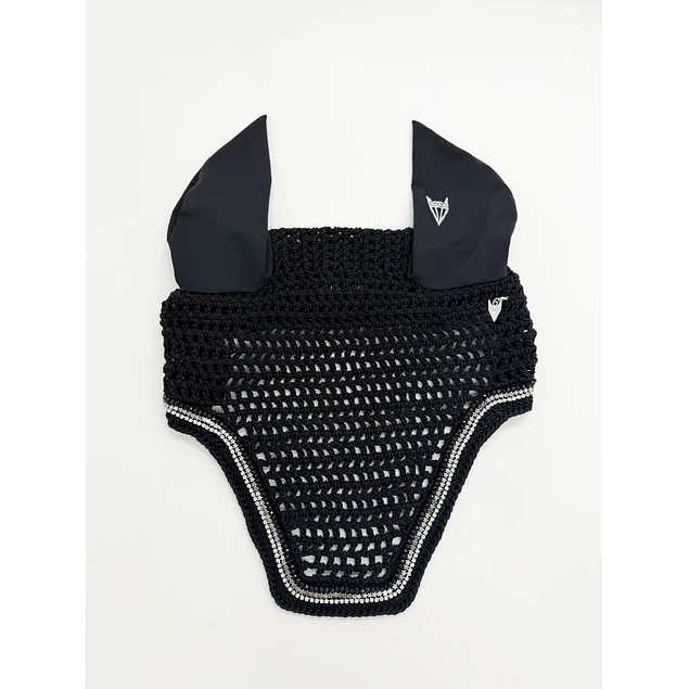 Black Star Rhinestone Logo Bonnet