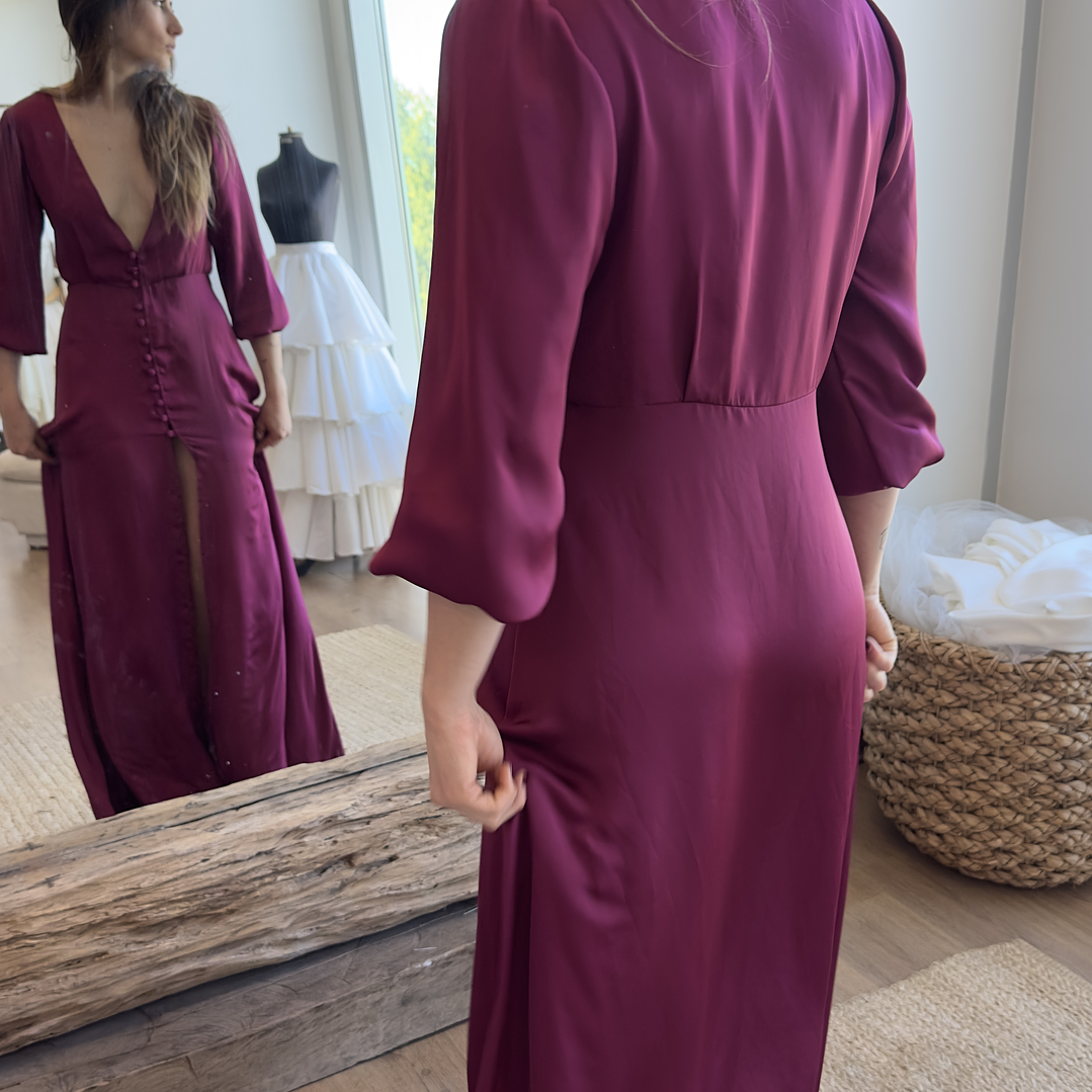 Vestido Connie Vino 3