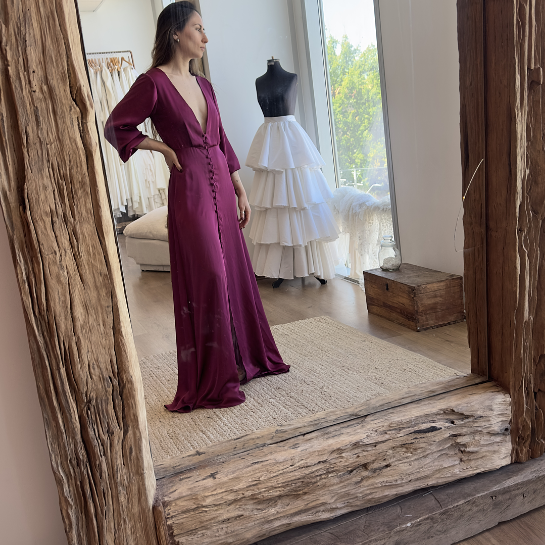 Vestido Connie Vino 4