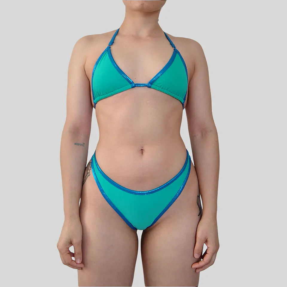 Bottom Rex verde azul brillos  2