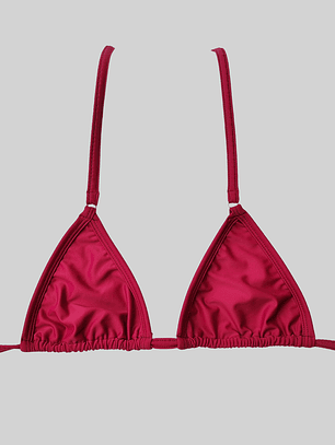 Top Triangulo argolla Cherry