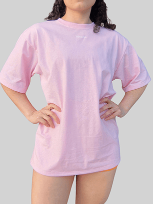 Polera Oversize rosa 