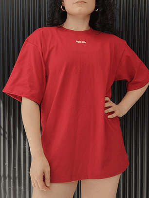 Polera Oversize Rojo 