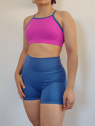 Top Cher básico rosa azul