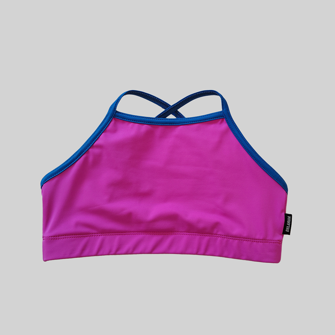 Top Cher básico rosa azul 1