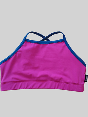 Top Cher básico rosa azul