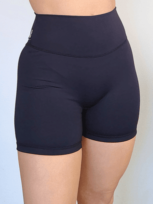 Short Balance negro v shape azul marino