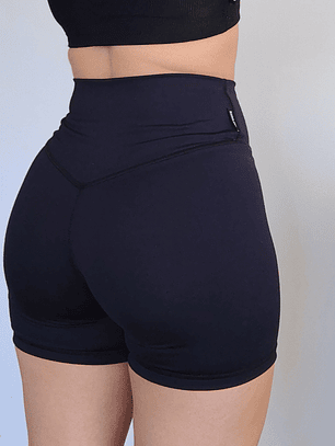Short Balance negro v shape azul marino