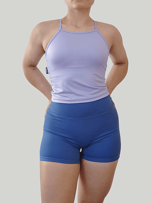 Top Cher crop basico Lila 