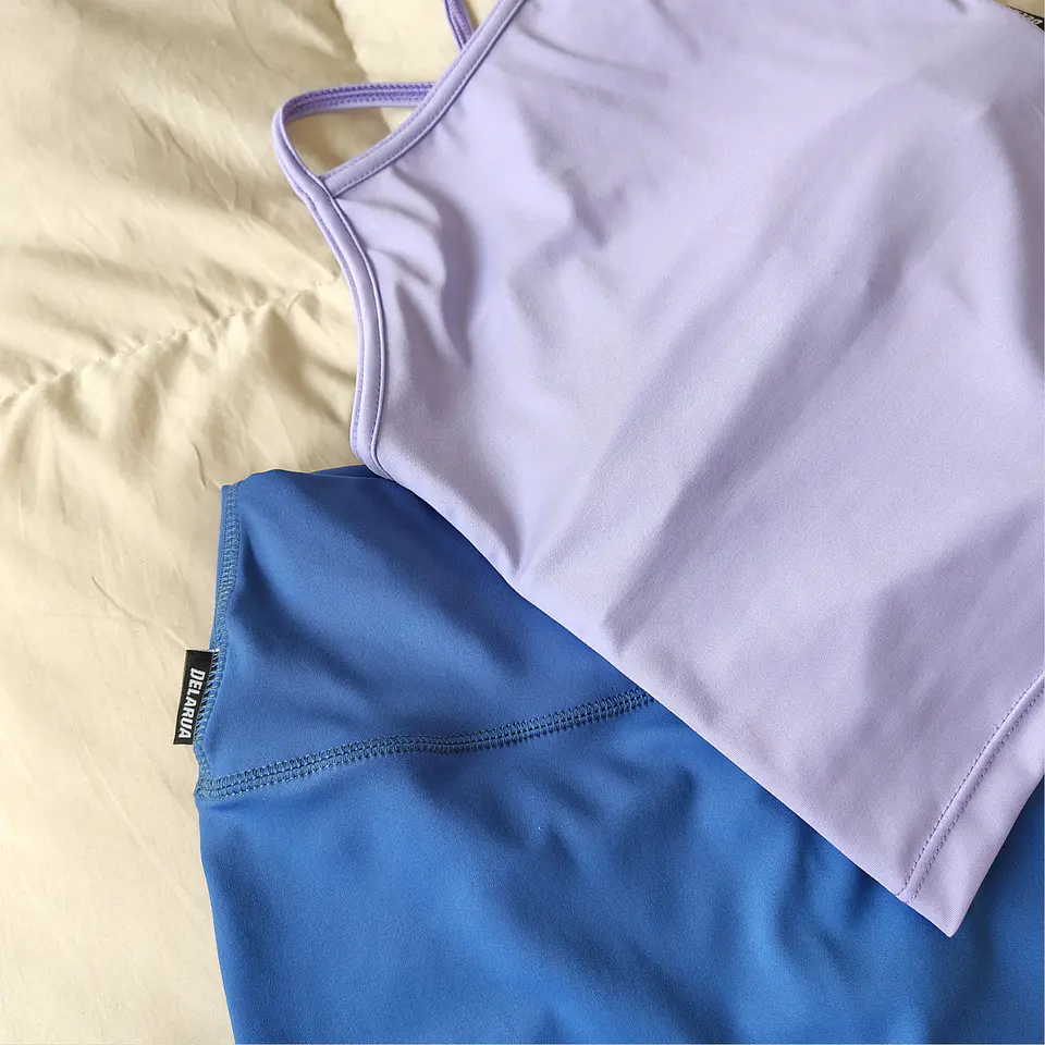 Top Cher crop basico Lila M 3