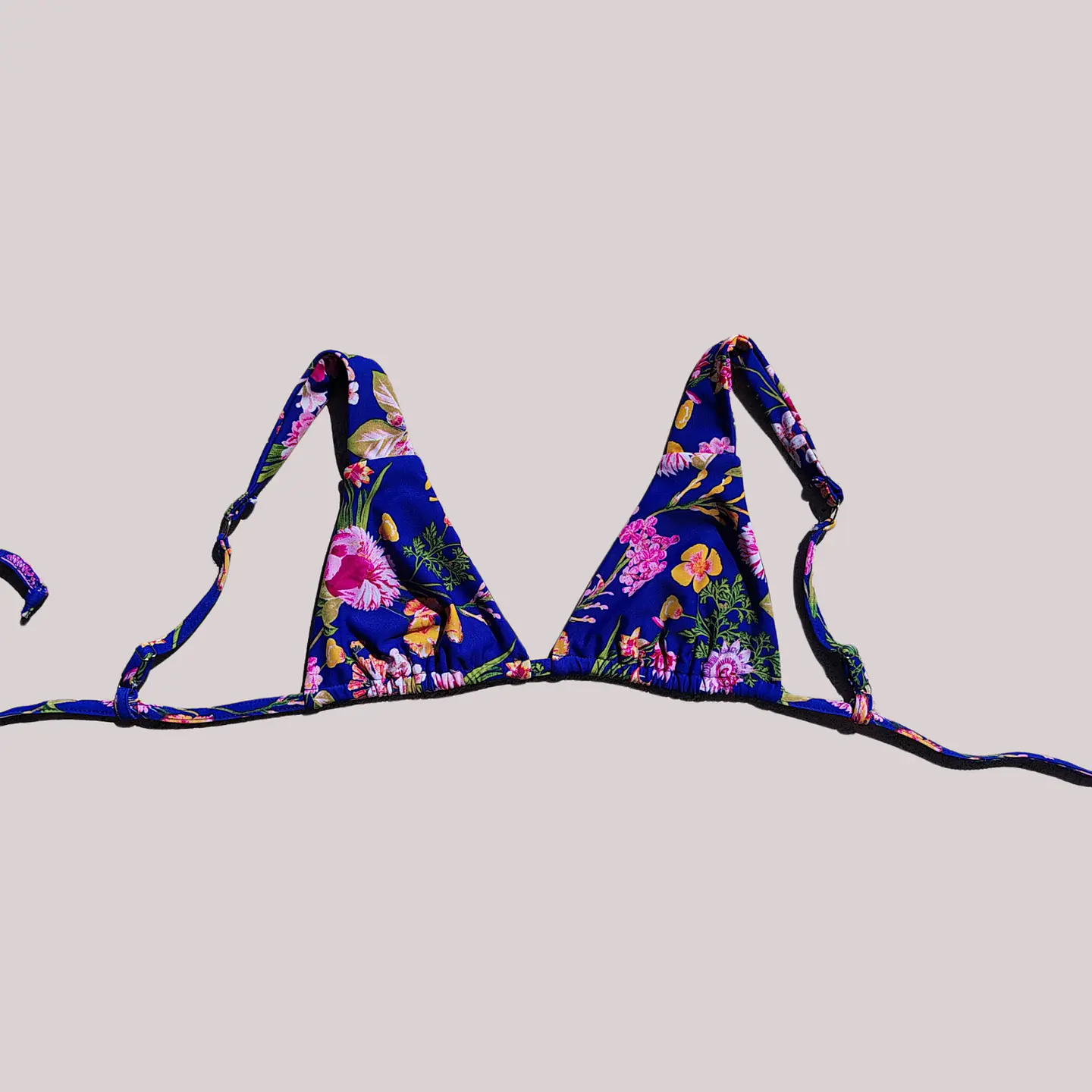 Set top triangulo wide + bottom Ilona floral talla S 3