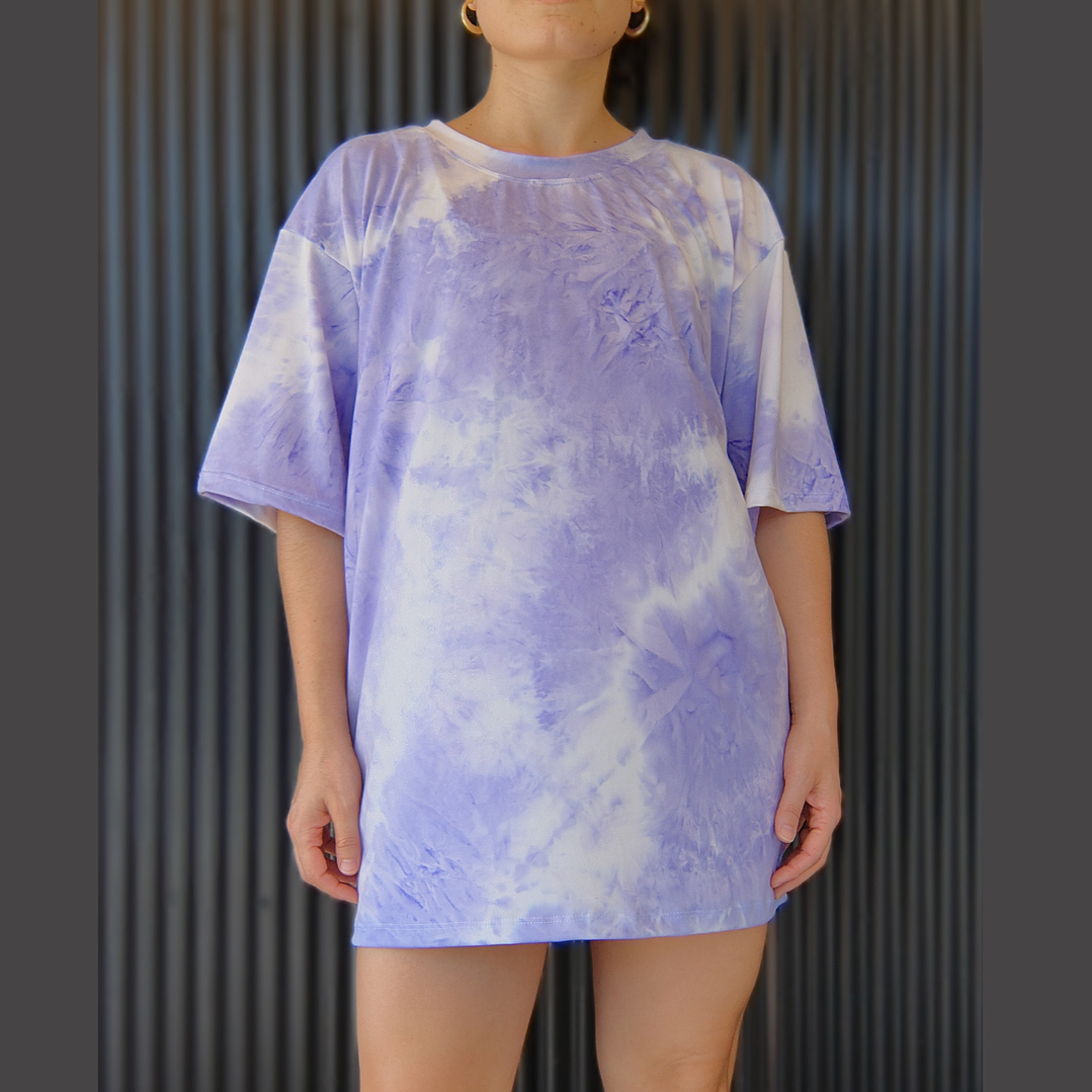 Polera Libre tie dye Lila  1