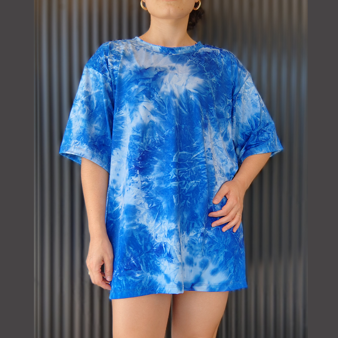 Polera Libre tie dye Azul 1