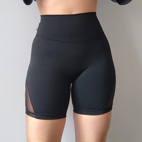 Biker Triangulo Negro malla negra