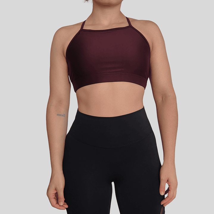 Top básico Cher Guinda oscuro 1