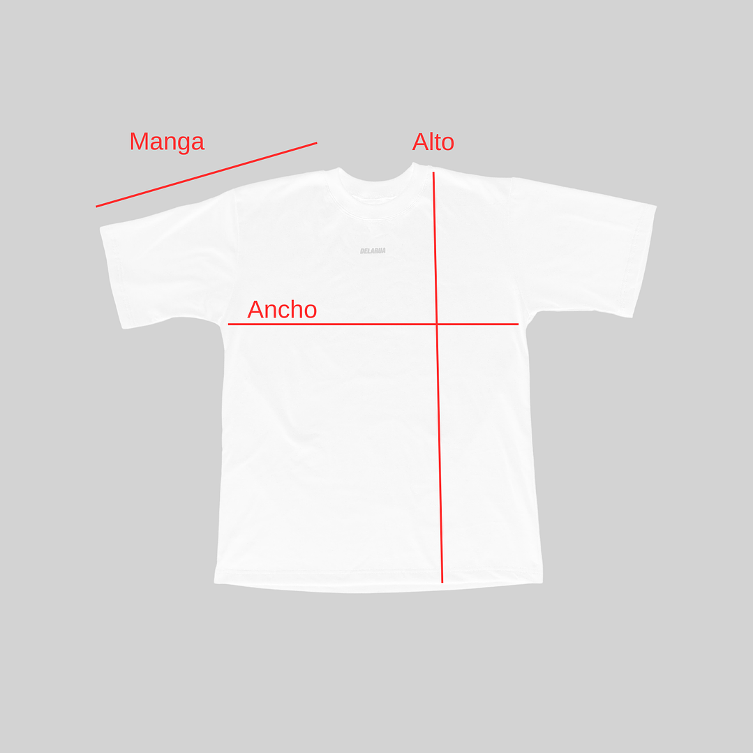 Polera Oversize Azul  2