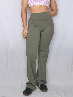 Calza Recta Verde musgo