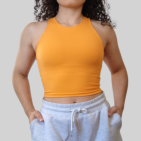 Top Cruz crop naranjo