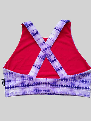 Top Cruz morado tie dye