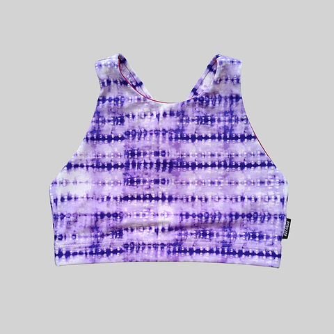 Top Cruz morado tie dye L