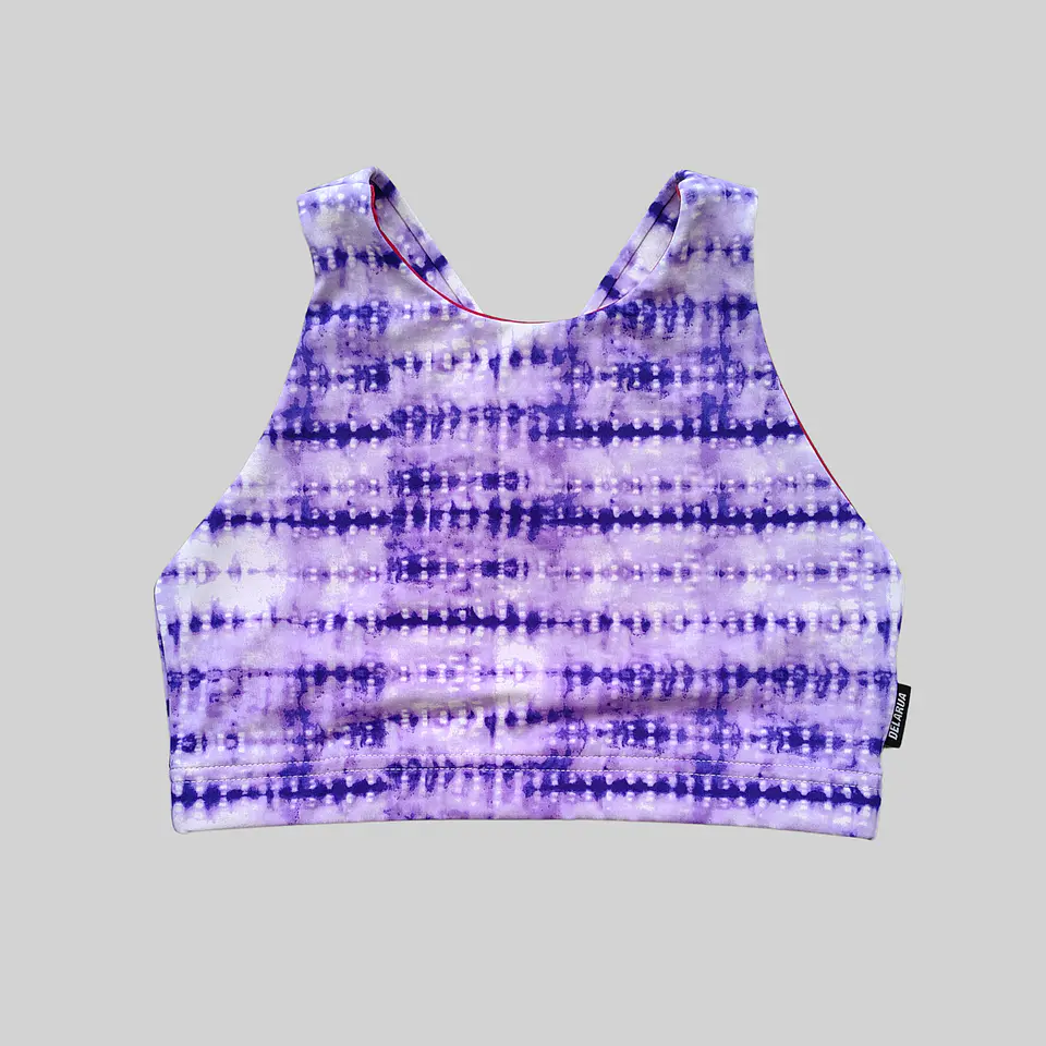 Top Cruz morado tie dye L 1
