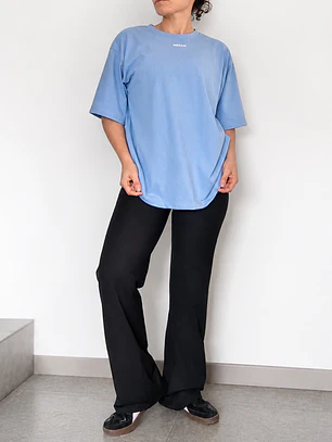 Polera Oversize Celeste