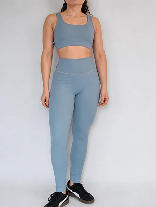 Set Eucalyptus Top Cleo + Calza básica v-shape