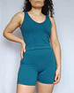 Set top Serena + short Pocket Teal M - Miniatura 1
