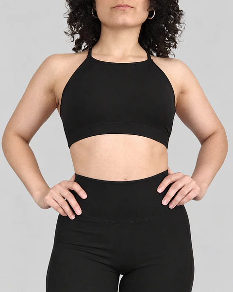 Top deportivo Cher Negro