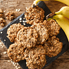 Galletas avena, plátano y nuez