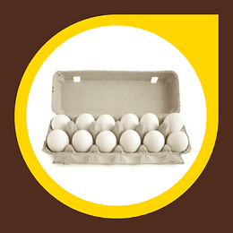 Huevos Extra Blancos 12 unidades