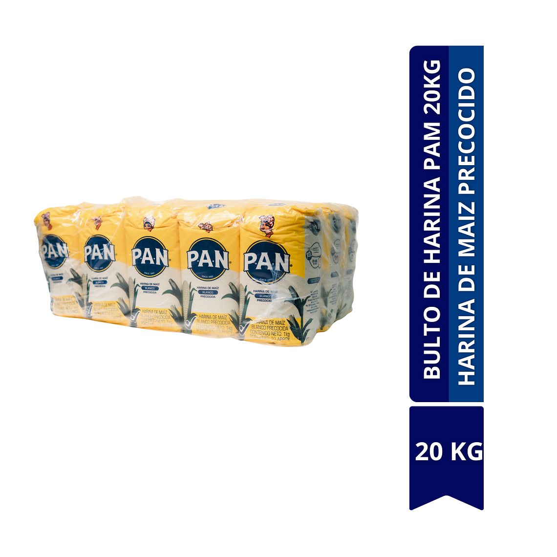 BULTO DE HARINA PAM HARINA DE MAIZ PRECOCIDO 20KG 1