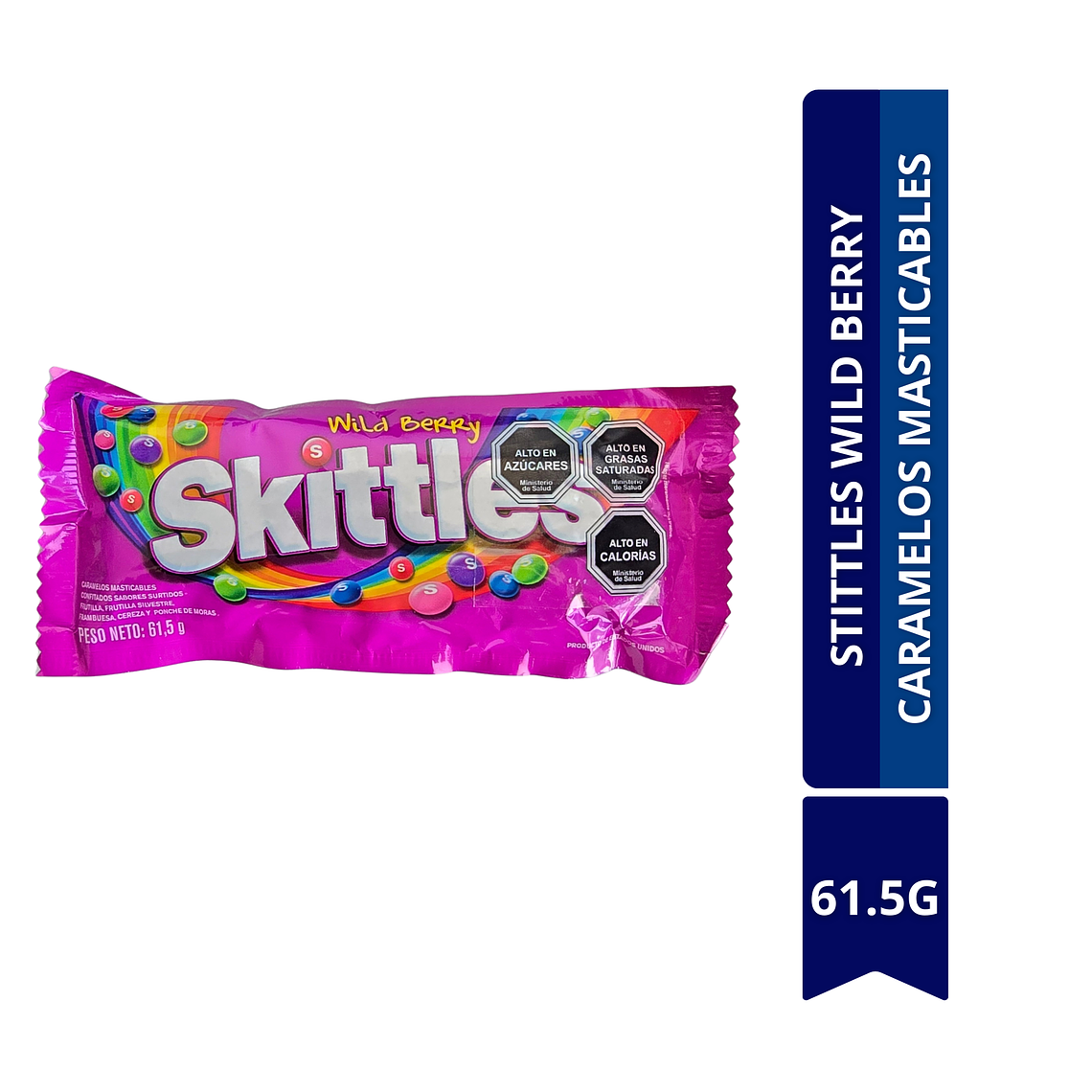 STITTLES WILD BERRY CARAMELOS MASTICABLES 61.5G 1