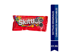 SKITTLES ORIGINALES CARAMELOS MASTICABLES 61.5G 