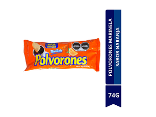 POLVORONES MARINELA SABOR NARANJA 74G 