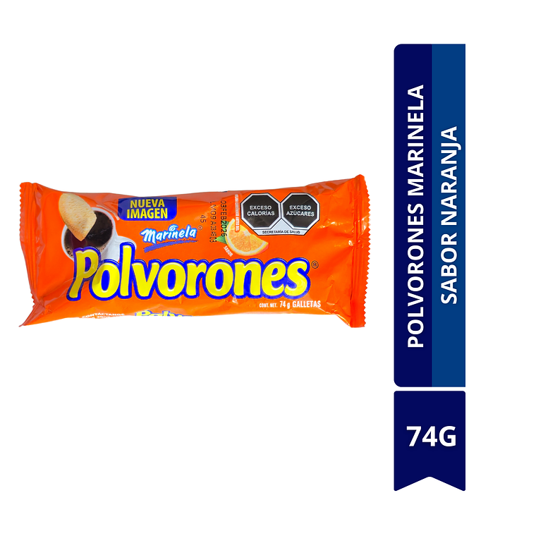 POLVORONES MARINELA SABOR NARANJA 74G  1