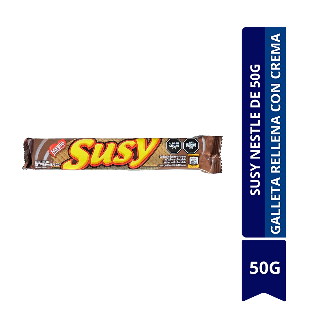 SUSY GALLETA RELLENA CON CREMA 50G	 1