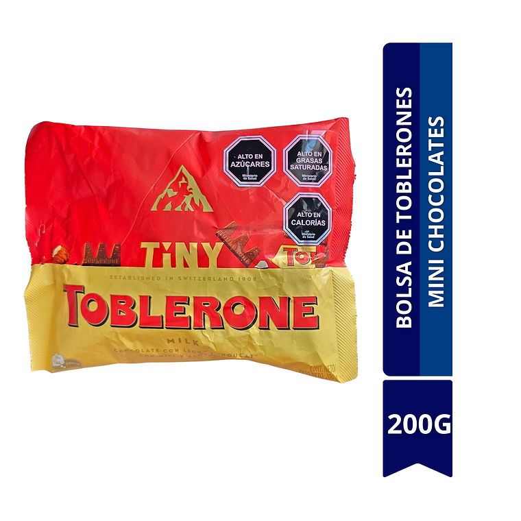 BOLSA DE TOBLERONE MINI CHOCOLATES  200G 1