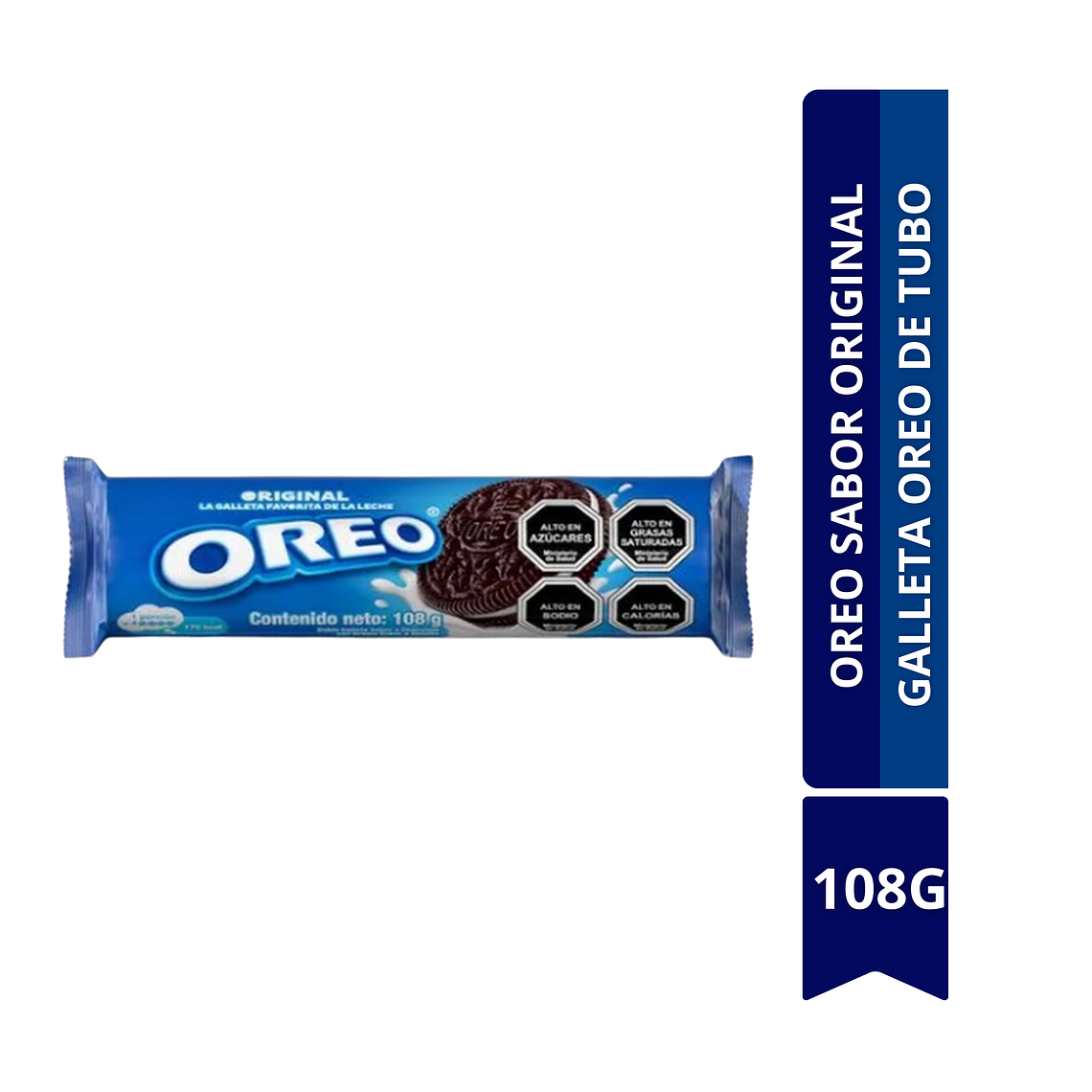 OREO SABOR ORIGINAL GALLETA OREO DE TUBO 108G 1
